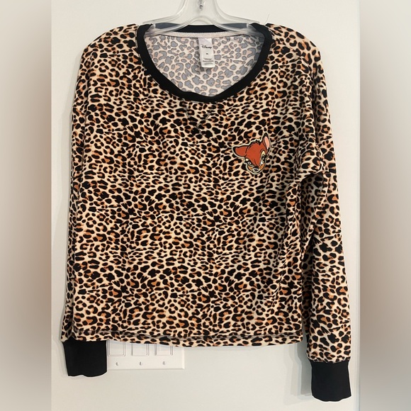 2pc Set DISNEY BAMBI Animal Print PYJAMAS - Picture 2 of 6